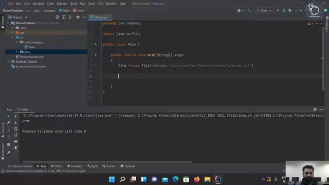 How to Read The contents of a file in Java | IntelliJ IDEA 2021.3 | How to Read a File in JAVA смотреть онлайн