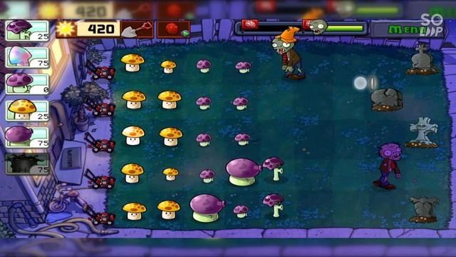 ТОЛЬКО ГРИБЫ / (ПРОХОЖДЕНИЯ №10) [Plants Vs. Zombies] / BaHa12