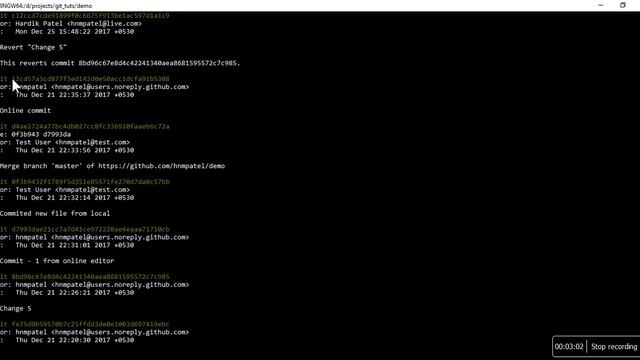 8 | Revert Commit in GIT | by Hardik Patel смотреть онлайн