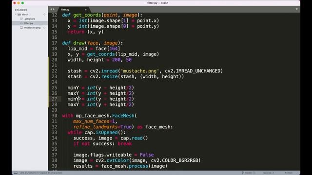Coding a Zoom video filter in Python смотреть онлайн
