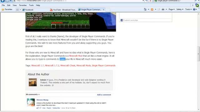 How to download Single Player Commands For Minecraft Version 1.7 смотреть онлайн