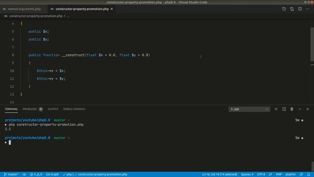 Php 8 - Constructor Property Promotion смотреть онлайн