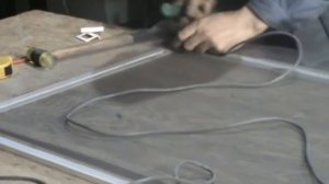 Процесс сборки москитной сетки