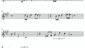 Маленький цветок. Саксофон-Альт. Ноты. Минус.