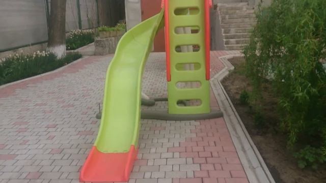 Винтовая горка от Smoby U-Turn ОБЗОР - Big Slide Smoby U-Turn Review смотреть онлайн