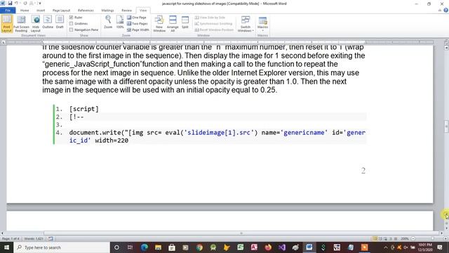 JavaScript for Running Slideshows of Images смотреть онлайн
