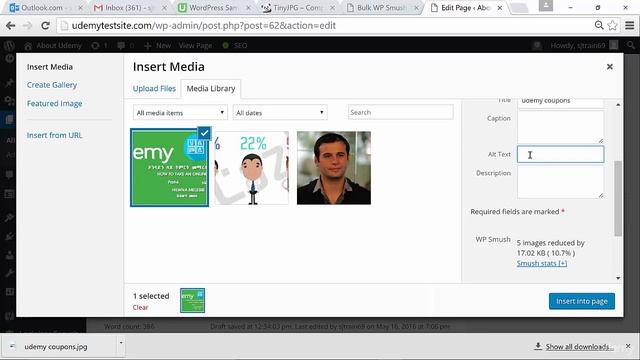 Оптимизация изображений WordPress смотреть онлайн