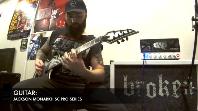 EVH 5150 III LBX 15 WATT LUNCHBOX HEAD AND JACKSON MONARKH SC PRO SERIES DEMO