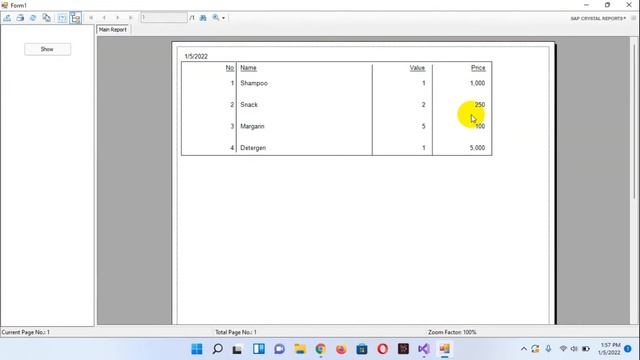 How to Create Table on Crystal Reports смотреть онлайн