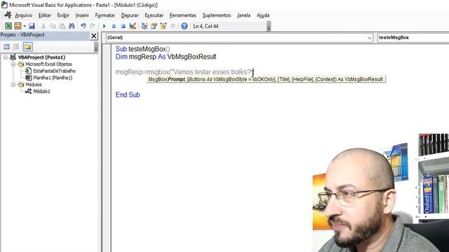 MSGBOX VBA Botões SIM e NÃO ! SEUS COLEGAS VÃO SE IMPRESSIONAR!! смотреть онлайн