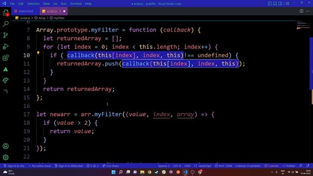 Polyfills in JavaScript | ( forEach, map, filter, reduce ,reduceRight ) смотреть онлайн