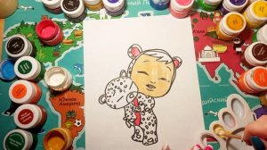 Рисуем ЛЕА из CRY BEBIES /КРАЙ БЕБИС LEA