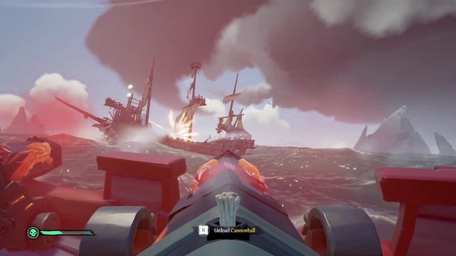 Sea Of Thieves | Megalodon Attack Us In Between Fights With Ghost And Enemy Ship смотреть онлайн