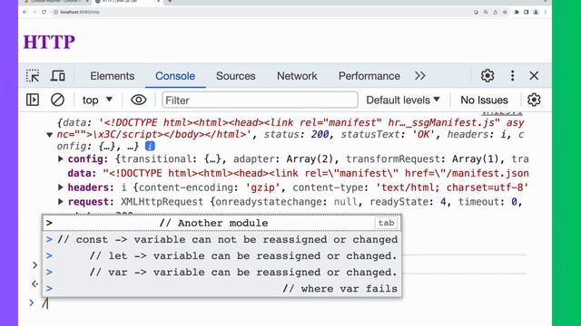 Install & use npm modules in chrome devtools console смотреть онлайн