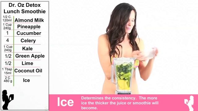 DR OZ 3 DAY DETOX LUNCH GREEN SMOOTHIE DRINK by The Blender Babes смотреть онлайн