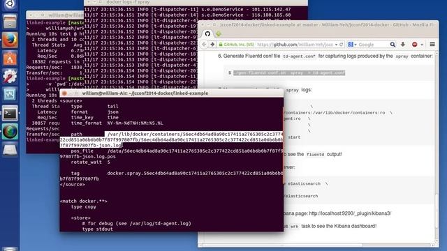 Docker container linking example смотреть онлайн