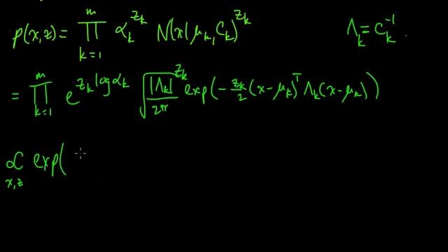 (ML 16.7) EM for the Gaussian mixture model (part 1) смотреть онлайн
