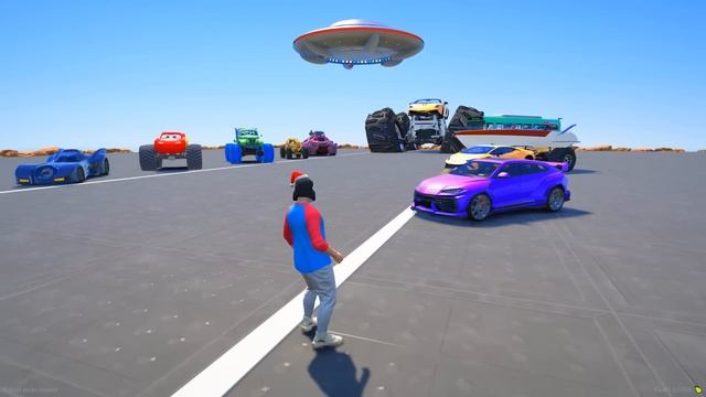 СМОЖЕТ ЛИ ЛАМБА-БИГФУТ ПРОЕХАТЬ ПО СЛОМАННОЙ ДОРОГЕ В ГТА 5 ? - ЭКСПЕРИМЕНТ В GTA 5 смотреть онлайн