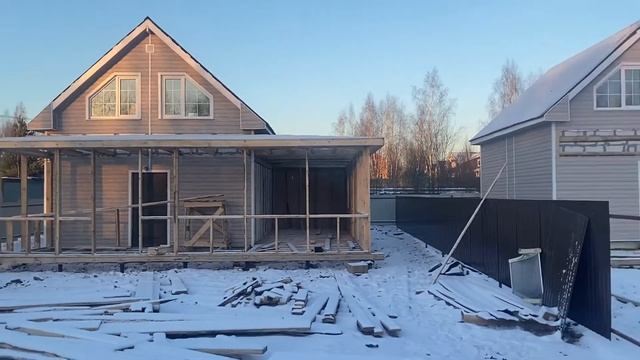 Новый дом 125 м2, по Ярославскому шоссе, 30 км от Москвы, р-н Полянка, Пушкино смотреть онлайн