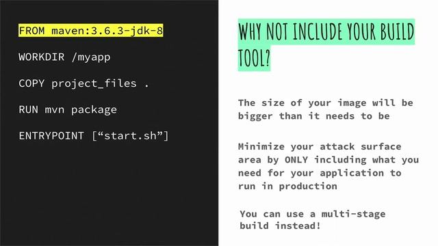 Docker Dos And Do Nots by Melissa McKay смотреть онлайн