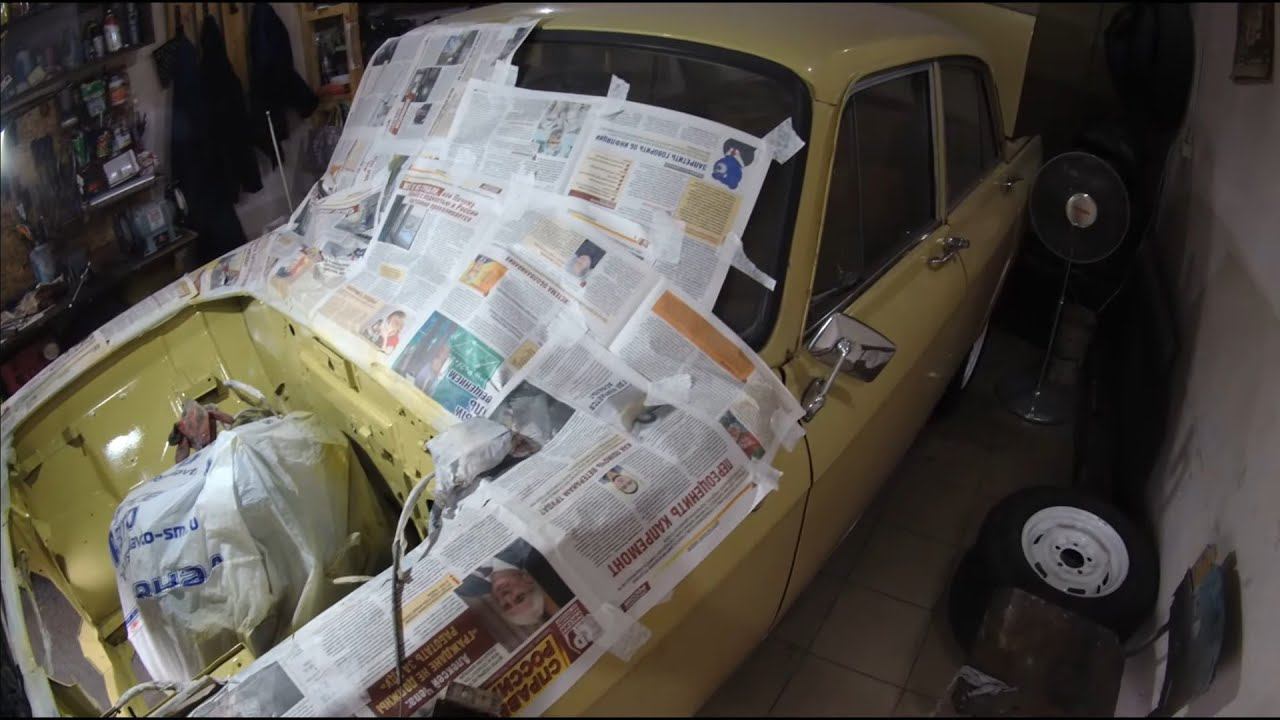 Как я подкапотку в Москвиче 412 красил. смотреть онлайн