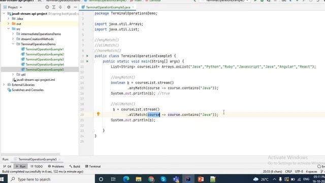 Java 8 Stream | Terminal Operations | anyMatch() | allMatch() | noneMatch() смотреть онлайн
