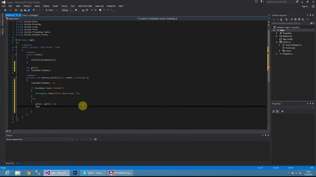 c# Login kontrol смотреть онлайн