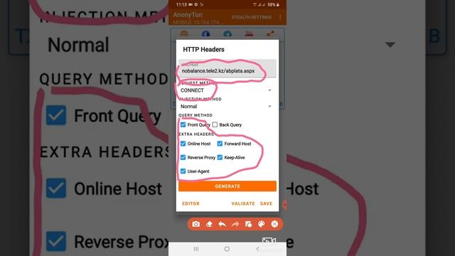 АНОНИ ТУН ТЕЛЕ2 ЖАНА НАСТРОЙКА Conection Failed? Anony Tun ✅✅✅?