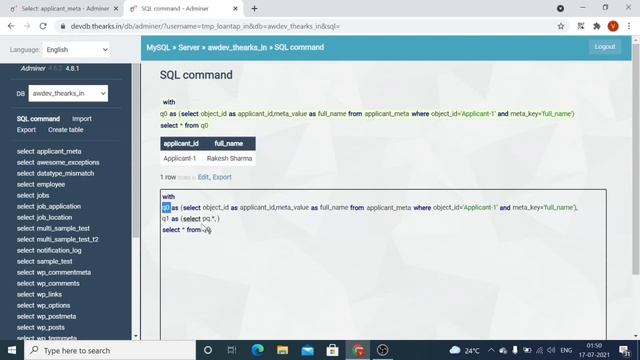 How to use 'WITH' Clause in SQL смотреть онлайн