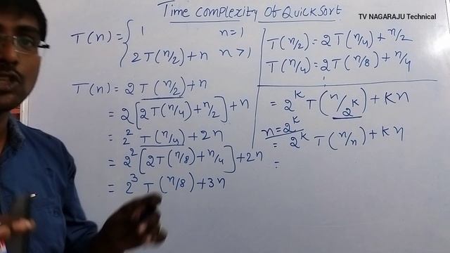 TIME COMPLEXITY OF QUICK SORT || BEST CASE || WORST CASE || DIVIDE AND CONQUER|| DAA смотреть онлайн