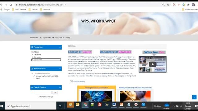 How to access free ISO/Welding training courses on Moodle. смотреть онлайн