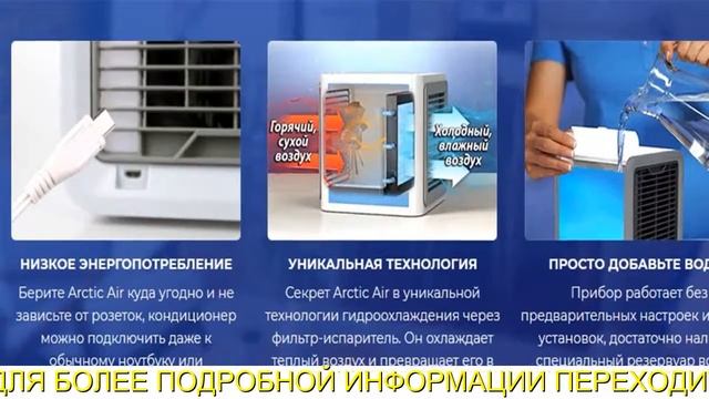 Портативный Кондиционер Охладитель Arctic Air Отзывы смотреть онлайн