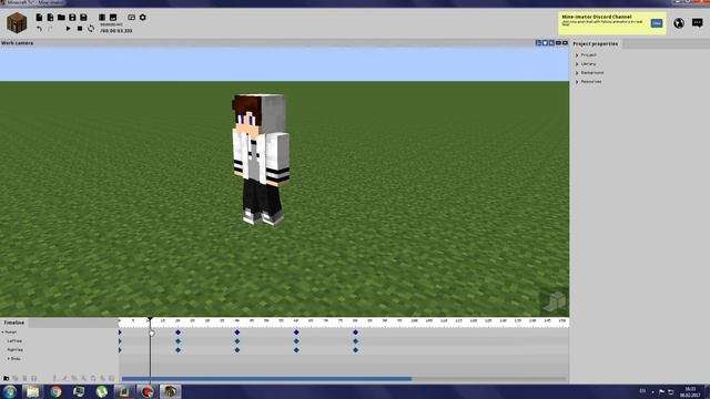 [Tutorial] Как сделать анимацию minecraft в Mine-imator часть 1 смотреть онлайн