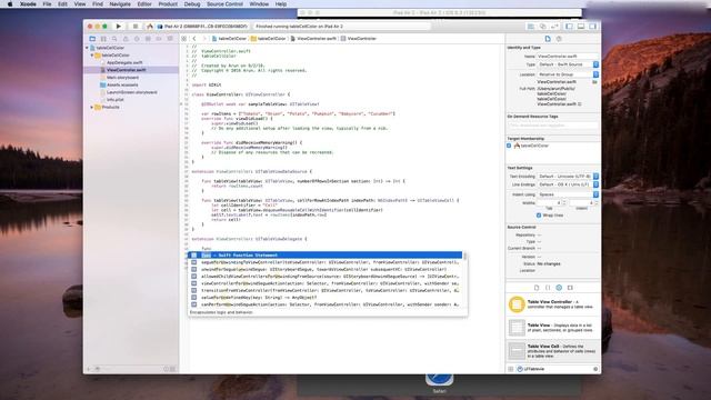 UITableView Cell rows with alternate colors (Do Enable Subtitles&CC) смотреть онлайн