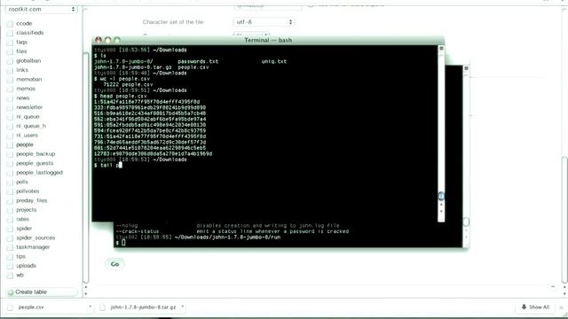 Cracking hashed passwords with John the Ripper and UNIQPASS смотреть онлайн