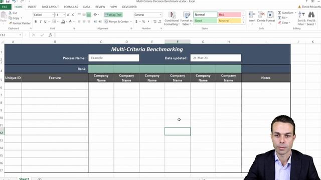 How to make a Product Comparison Template in Excel (Benchmarking) смотреть онлайн