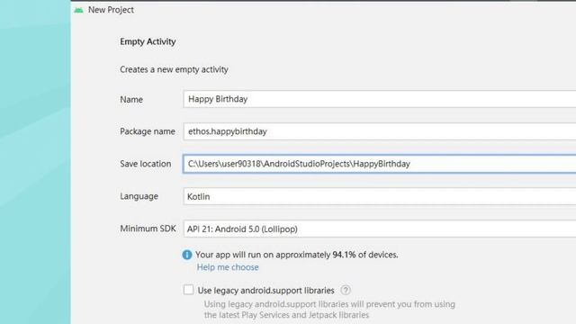 Android Studio 3. Create your first app смотреть онлайн