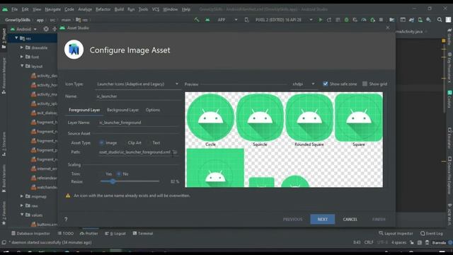 How to Change App Icon and Logo in Android Studio | 2 Best Method | Android Development 2021 смотреть онлайн