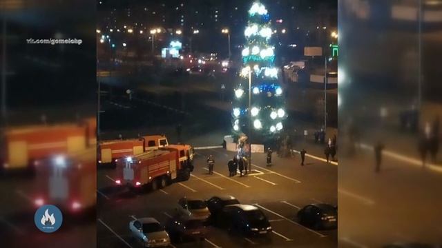 Подробности возгорания Деда Мороза в Гомеле на ГИППо. Сюжет 03.01.2020 смотреть онлайн