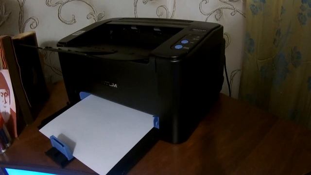 Принтер лазерный PANTUM P2207, настройка, первая печать, подключение разъемов, печать пробного лист смотреть онлайн