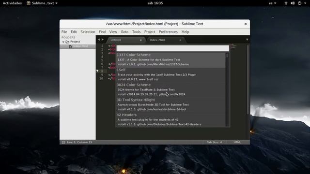 Instalar Plugins y Tema en Sublime Text 3 смотреть онлайн