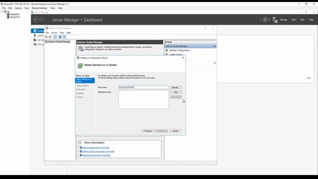 SQL Server Always On 3 Failover Cluster Kurulum смотреть онлайн