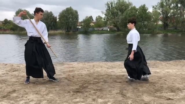 Показательное выступление учеников (самозащита) смотреть онлайн