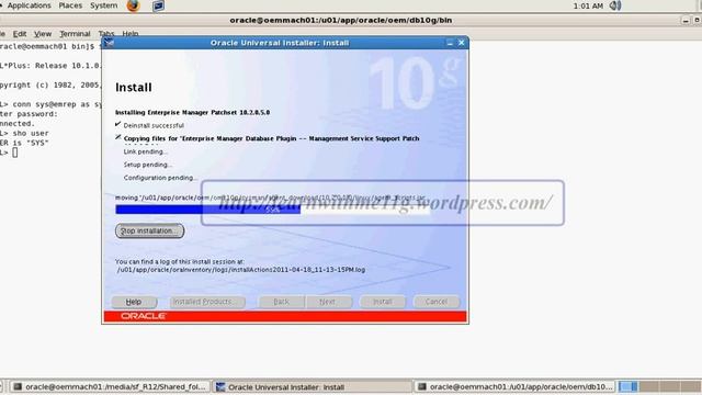 OEM GRID CONTROL PATCHSET FROM 10201 TO 10205.avi смотреть онлайн
