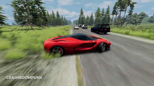 Loss of Control Car Crashes #69 – BeamNG Drive | CrashBoomPunk смотреть онлайн