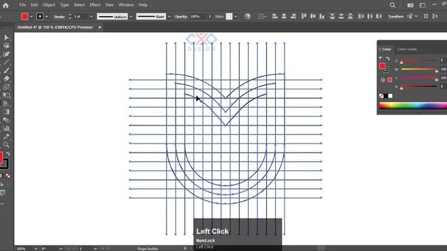 Grid Method Logo Design Tutorial // Modern Grid Logo Design In adobe Illustrator смотреть онлайн