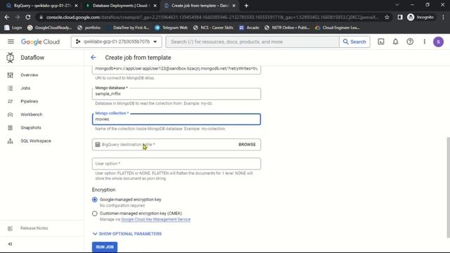 Configuring MongoDB Atlas with BigQuery Dataflow Templates [ GSP1105 ] Solution смотреть онлайн