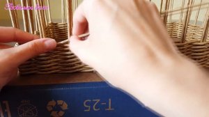 Плетение корзины (кашпо) без дна из газет! Подробный МК!