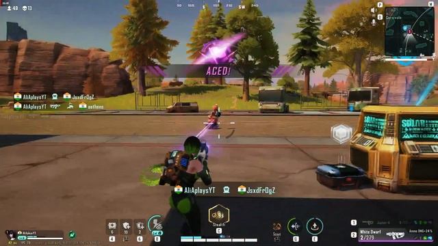 Best Gun combo For Close and long range fight jupiter 6 + white Dwarf | SOLO 33 kill смотреть онлайн