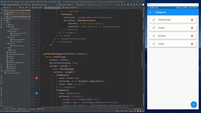 10 Update Data from Sqflite and Show Success Message - Flutter Sqflite TodoList App Tutorial смотреть онлайн